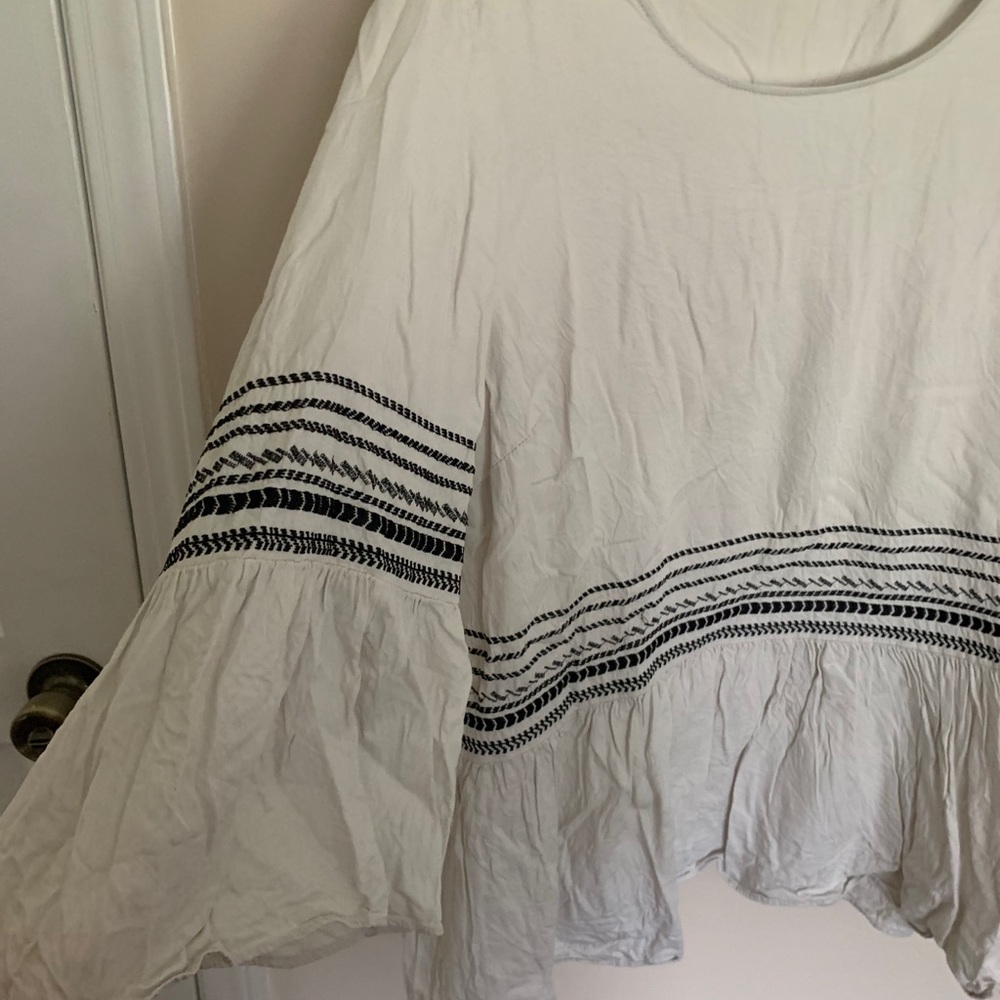 Jane and Delancey Size 1X Peplem Top